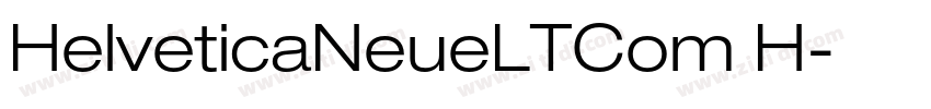 HelveticaNeueLTCom H字体转换
